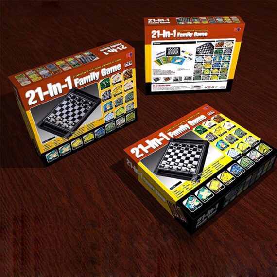 21 in 1 chess board Family Game 7021-1