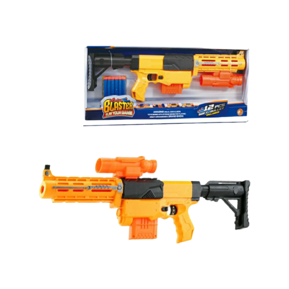 Soft Bullet Blaster Gun for Kids Pretend Play FX988